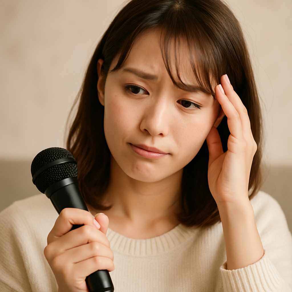 青のすみか 音域 悩んでいる画像