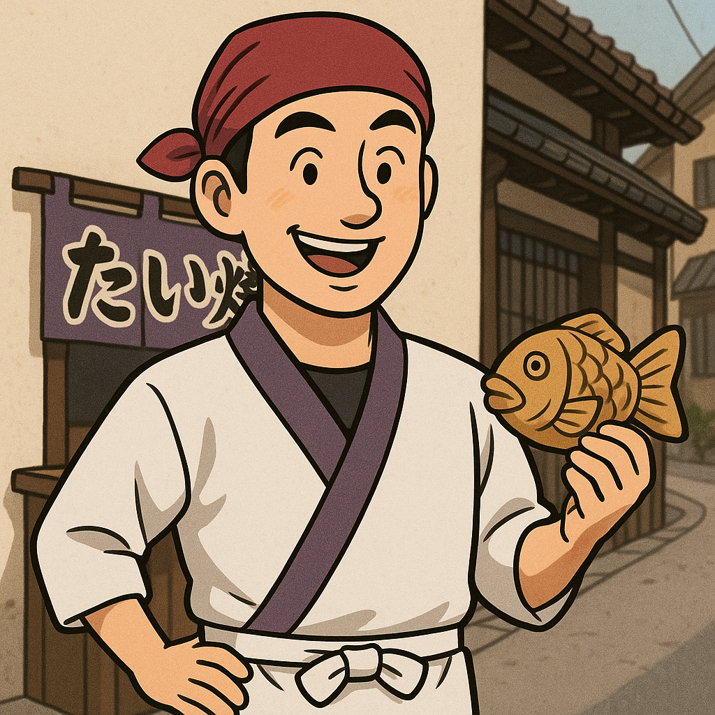 たい焼店員