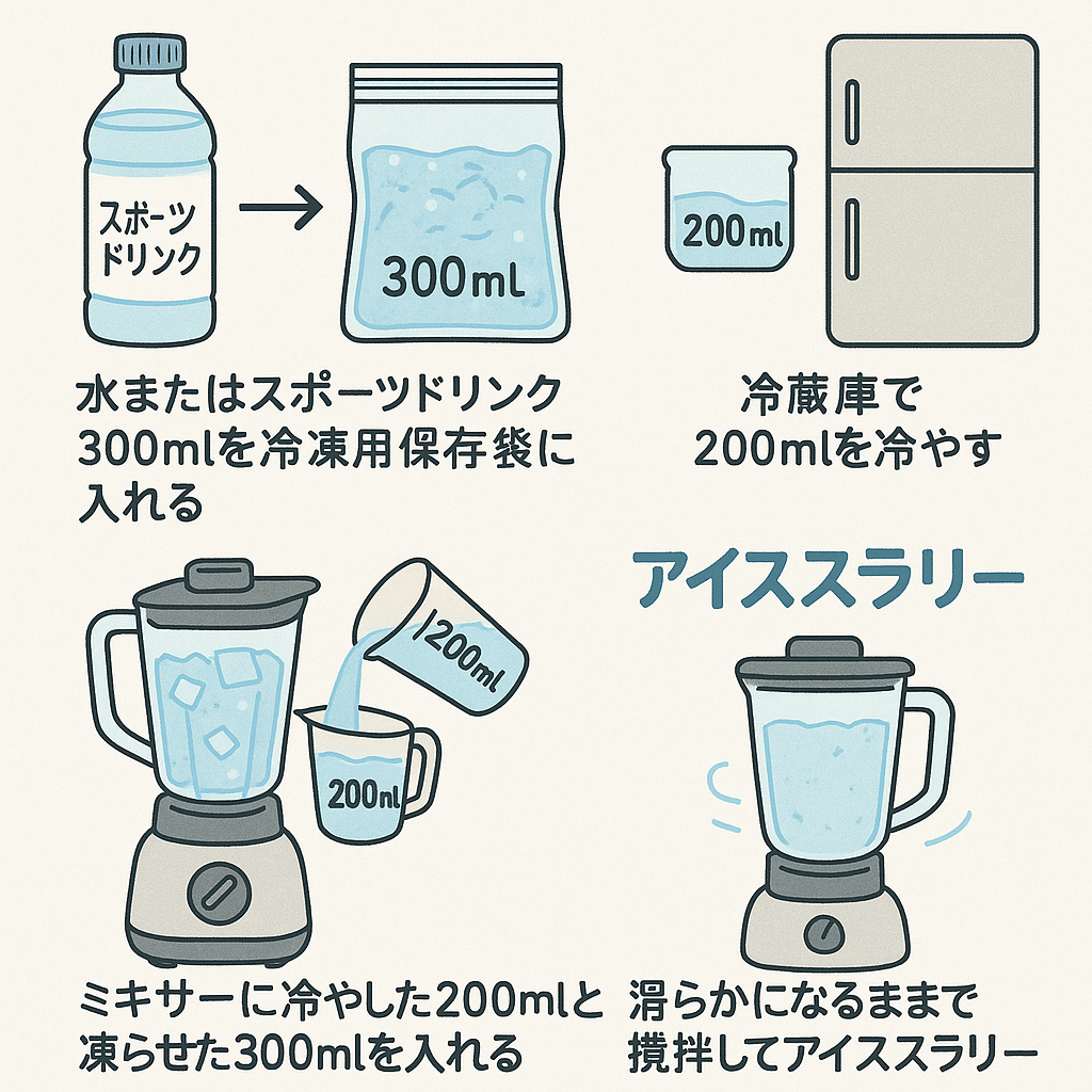 アイススラリー手作り