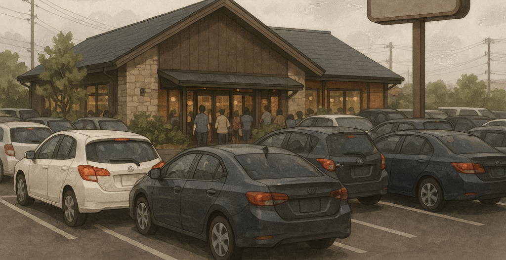 むさしの森珈琲　モーニング混雑