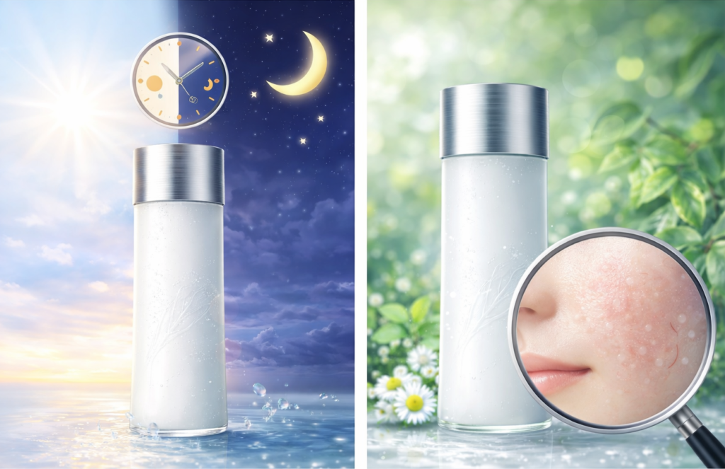 スキンケア〜朝晩