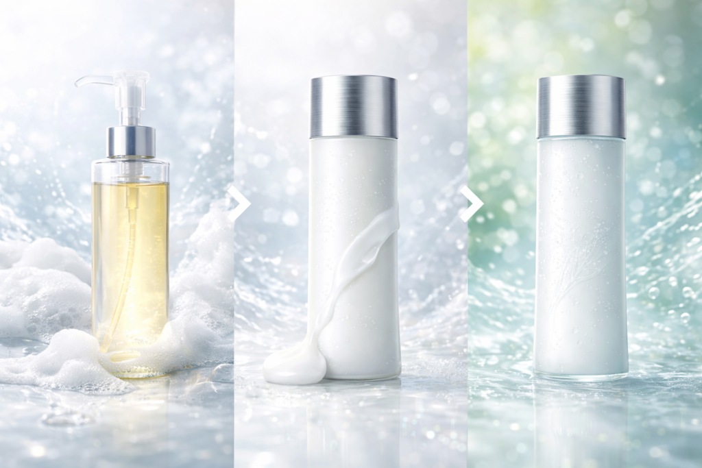 スキンケア順番